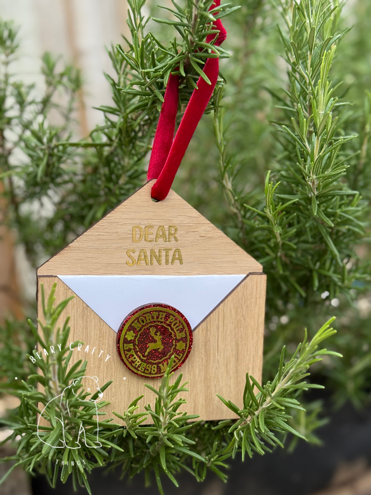 Letter to Santa decoration