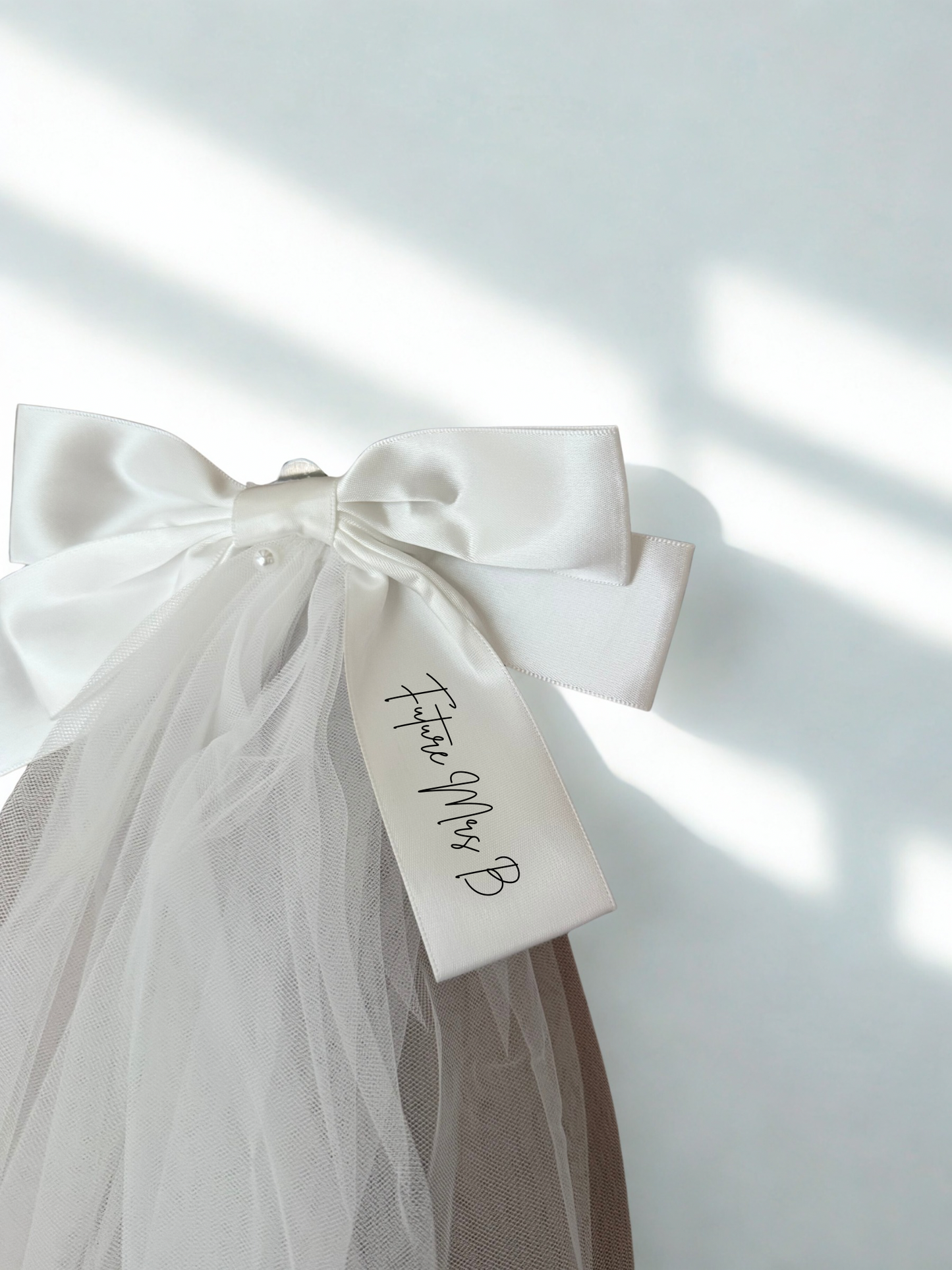 Personalised Veil with Bow