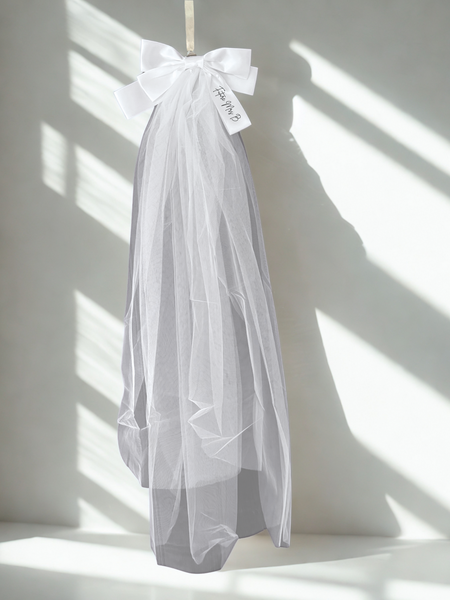 Personalised Veil with Bow
