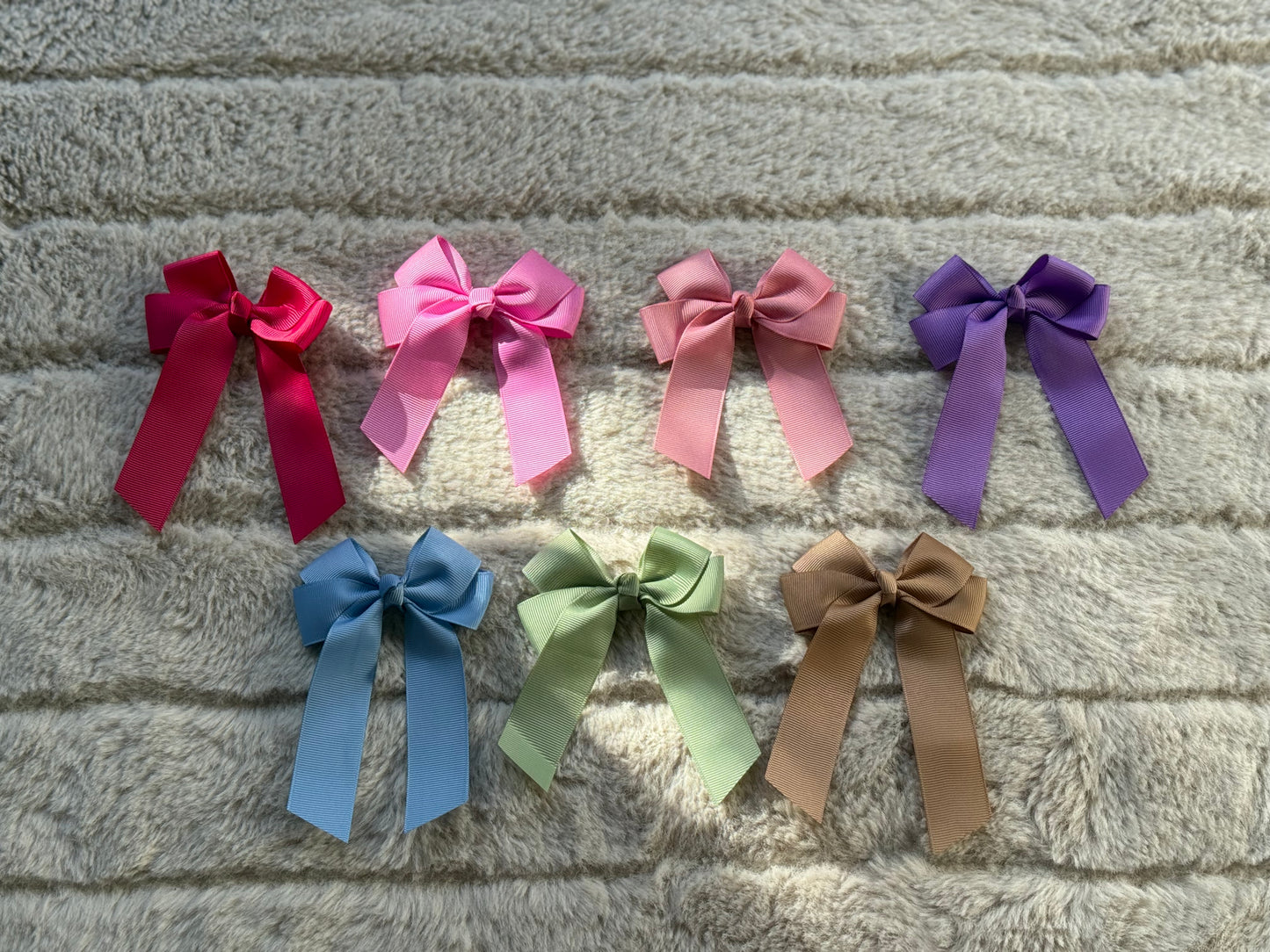 Hair Bow Clips 4”