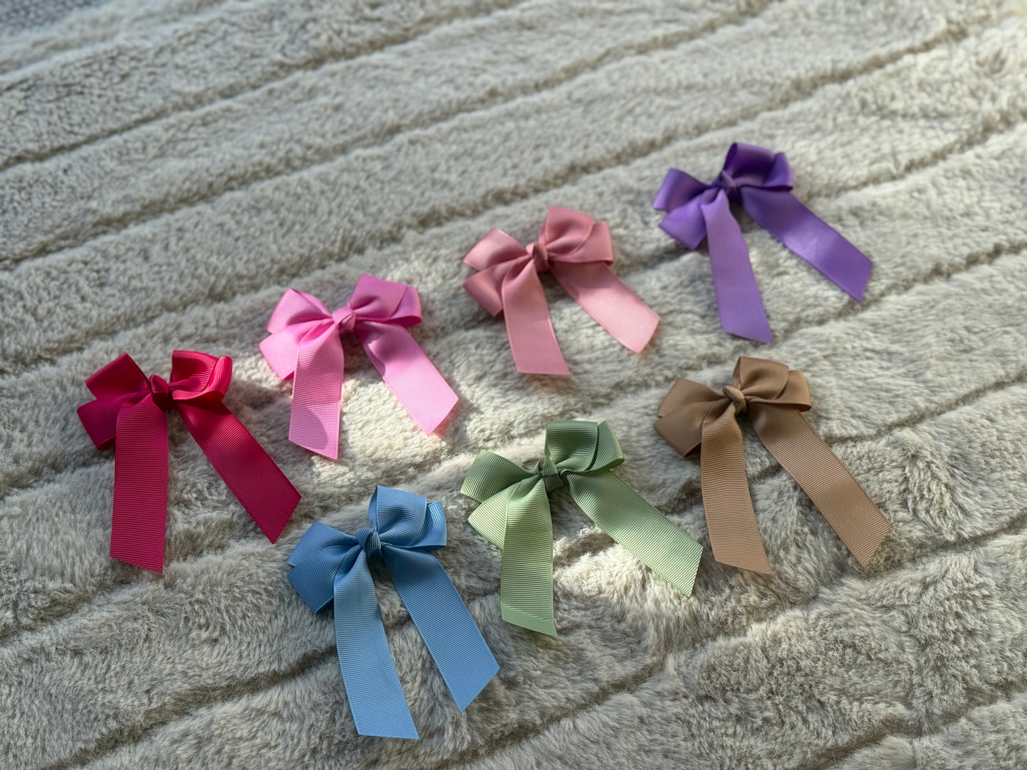 Hair Bow Clips 4”