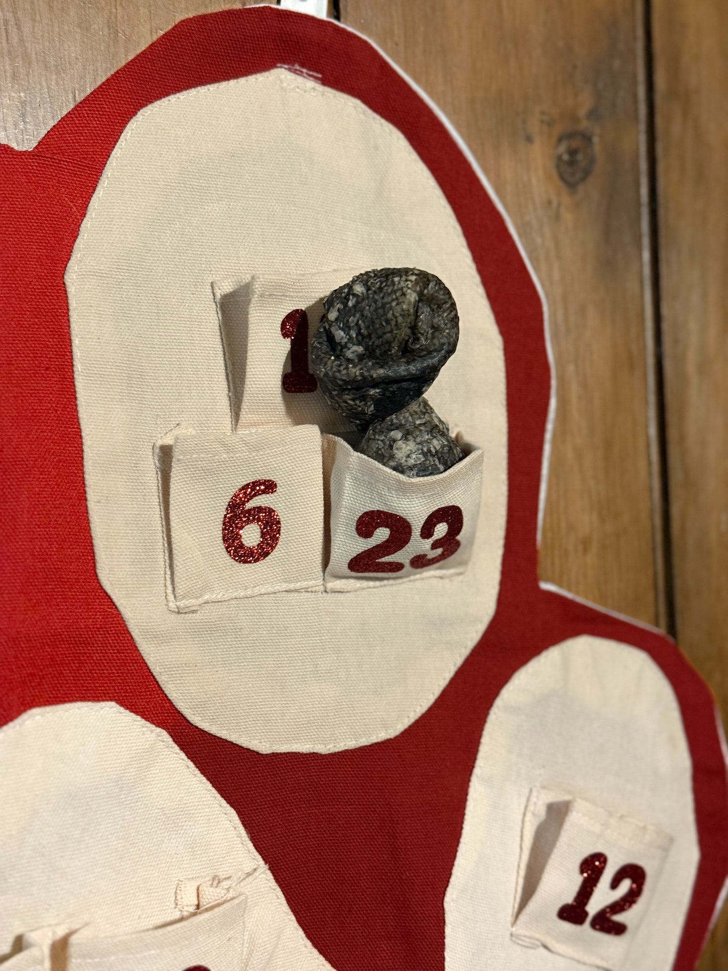 Paw print advent calendar