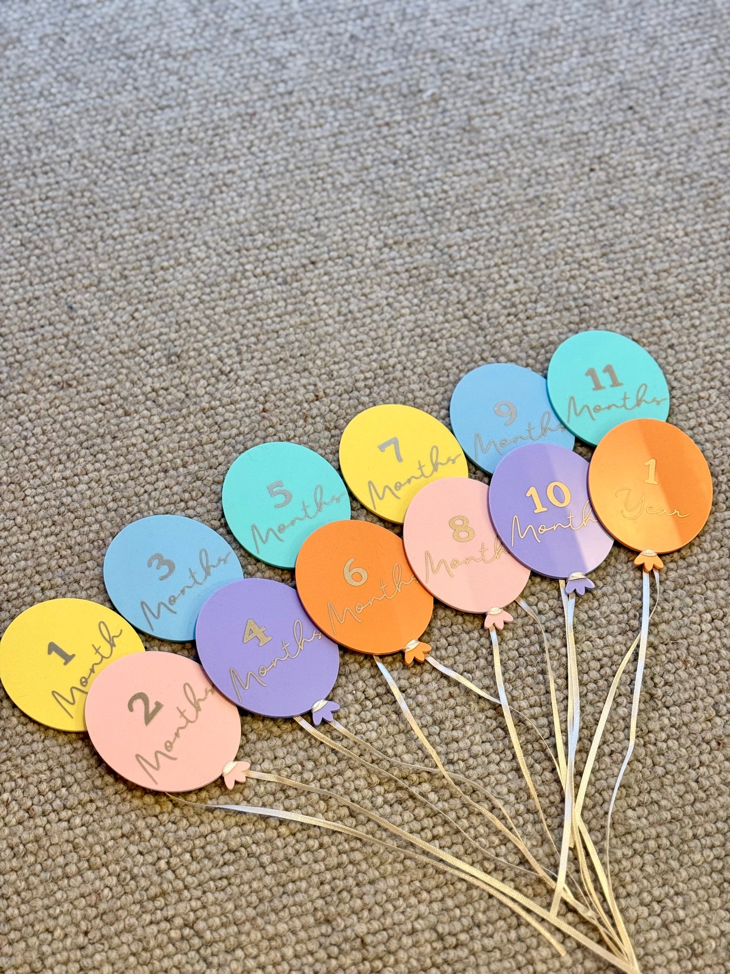 Baby Milestone Balloons