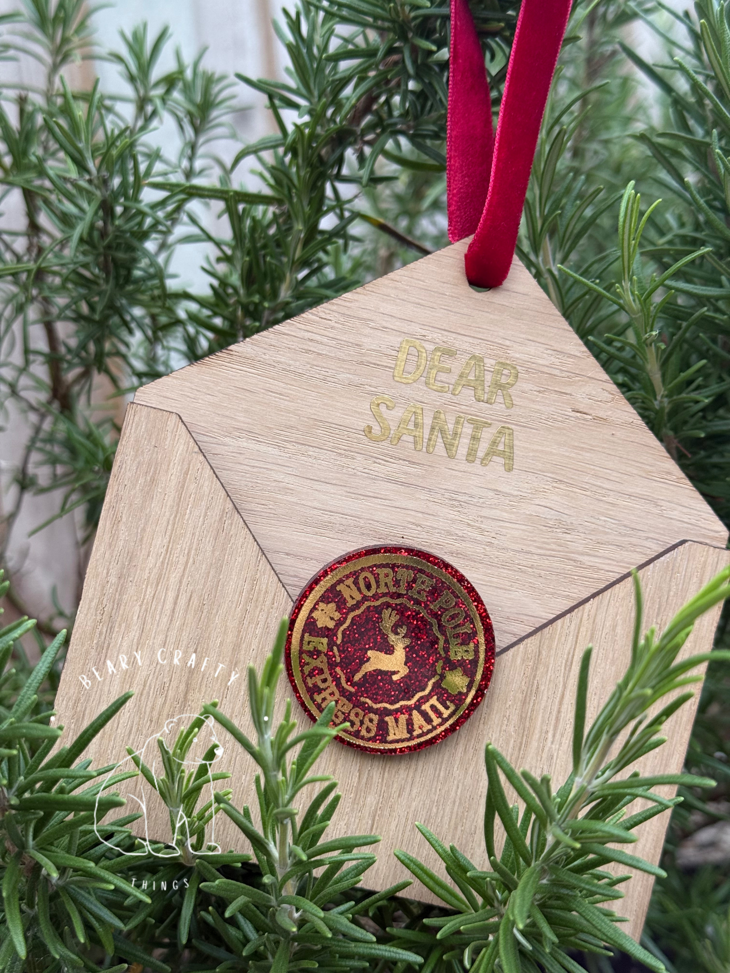 Letter to Santa decoration