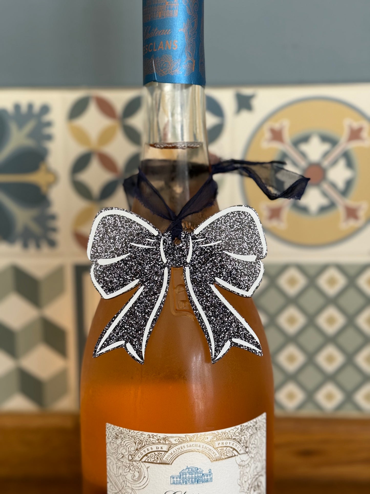 Large Glitter hanging bow