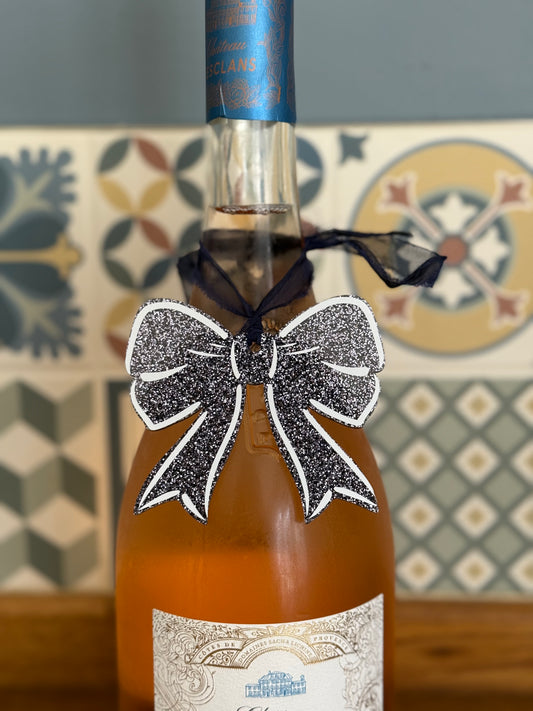 Large Glitter hanging bow