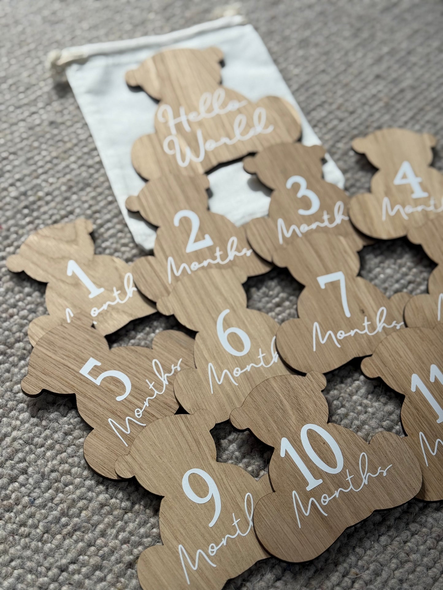 Baby Milestone Bears